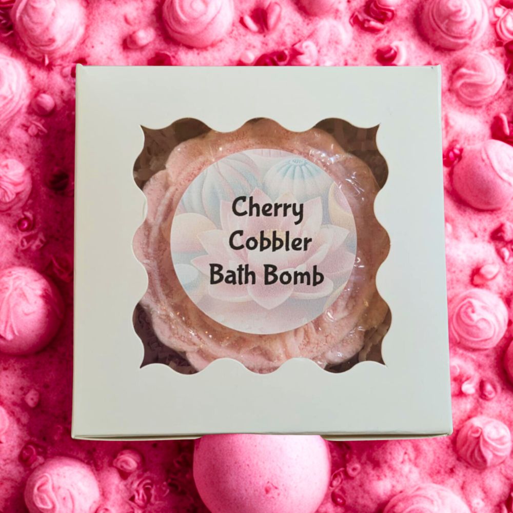 Cherry Cobbler Bath Bomb – 6oz Single