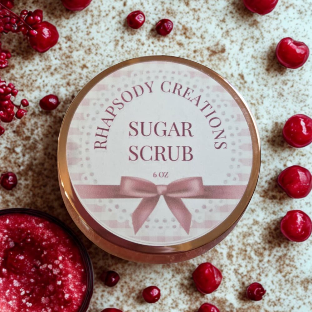 Cherry Cobbler 6oz Sugar Scrub